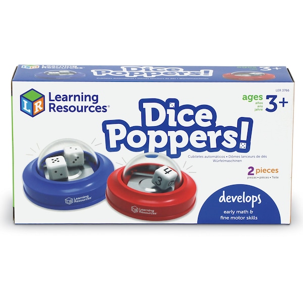 Learning Resources Dice Poppers, Plastic, Multicolored, 3+ years LER3766 - main